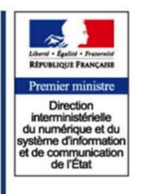 Logo de la direction interministérielle du numérique et du système d'information et de communication de l'état