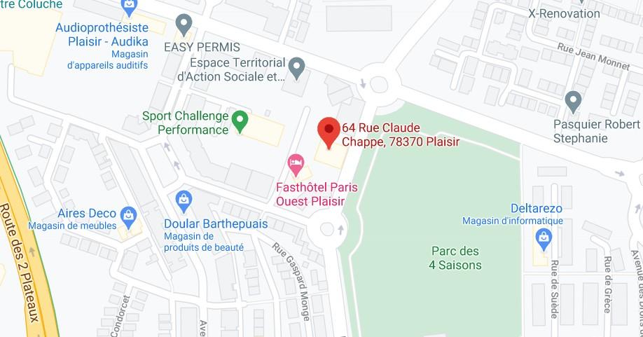 Carte Maps de la société Eschenbach France