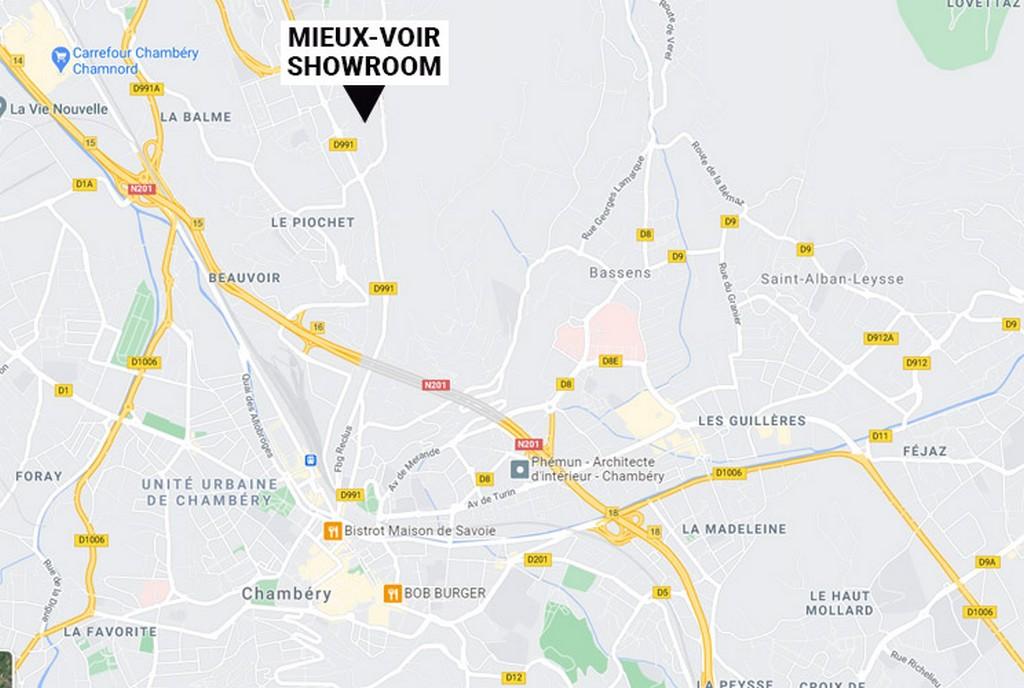 Localisation carte Maps société Mieux Voir